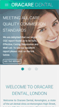 Mobile Screenshot of oracaredental.co.uk